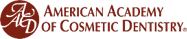 A logo of american academy of cosmetic dentistry